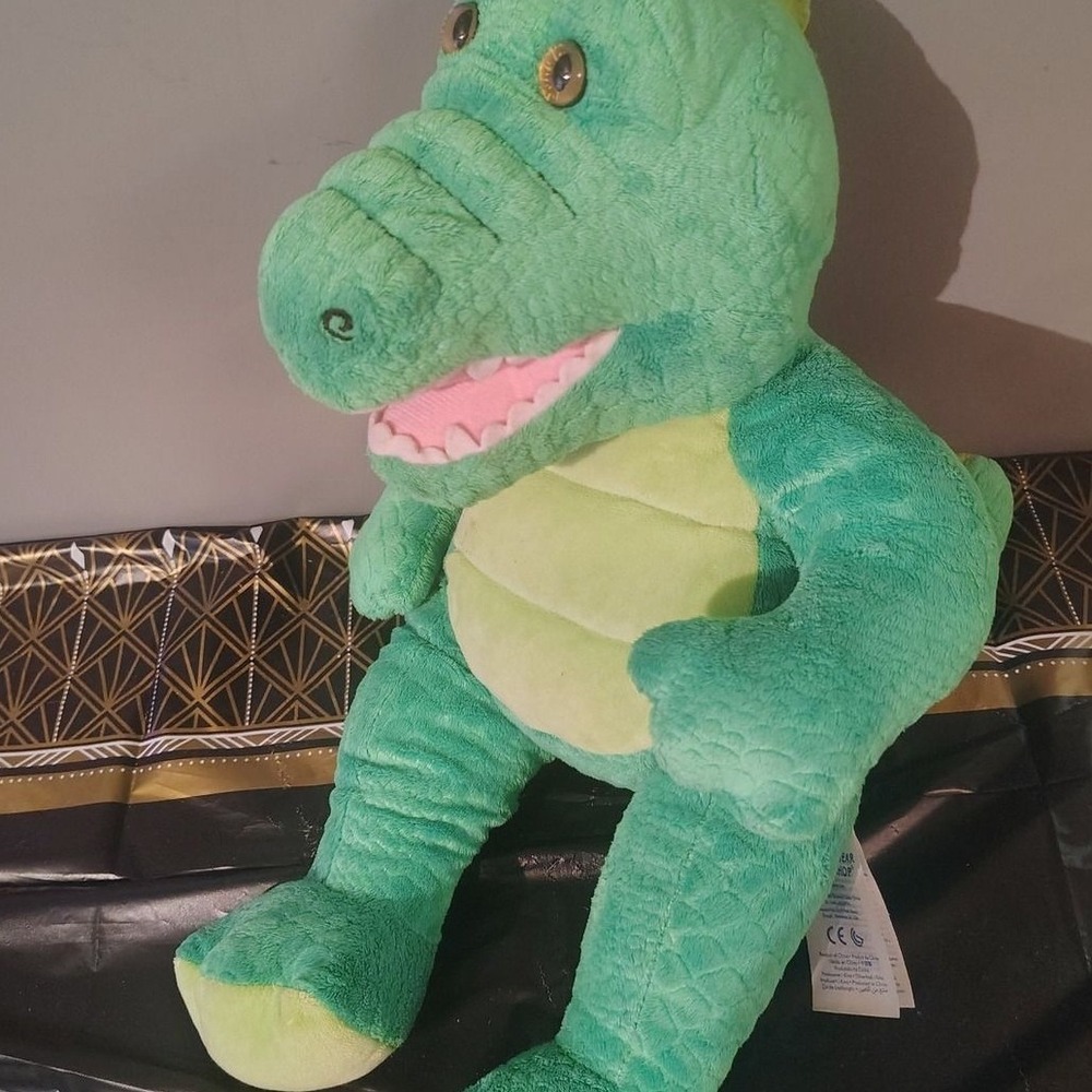 Build-A-Bear Workshop Friendly Alligator Green Scales Plush Reptile B-A-B